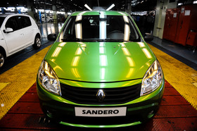 تولید انبوه خودرو جدید رنو ساندرو در کارخانه پارس خودرو